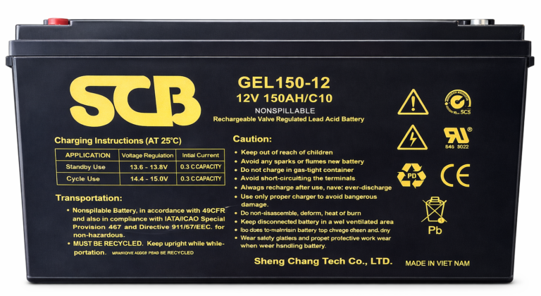 بطارية 12 فولت 150 أمبير