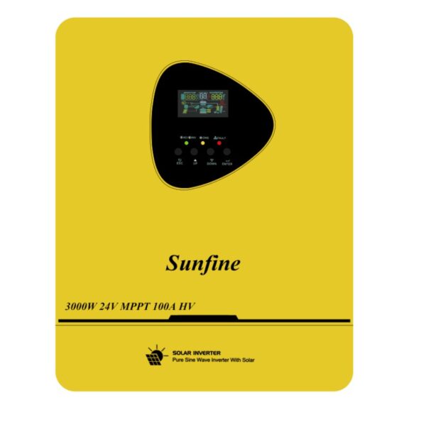 Sunfine inverter 3k 24V mppt 100A HV