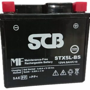 Motorcycle battery STX5L-BS