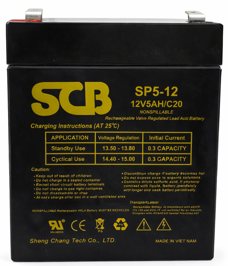 SCB بطارية 12 فولت 5 أمبير